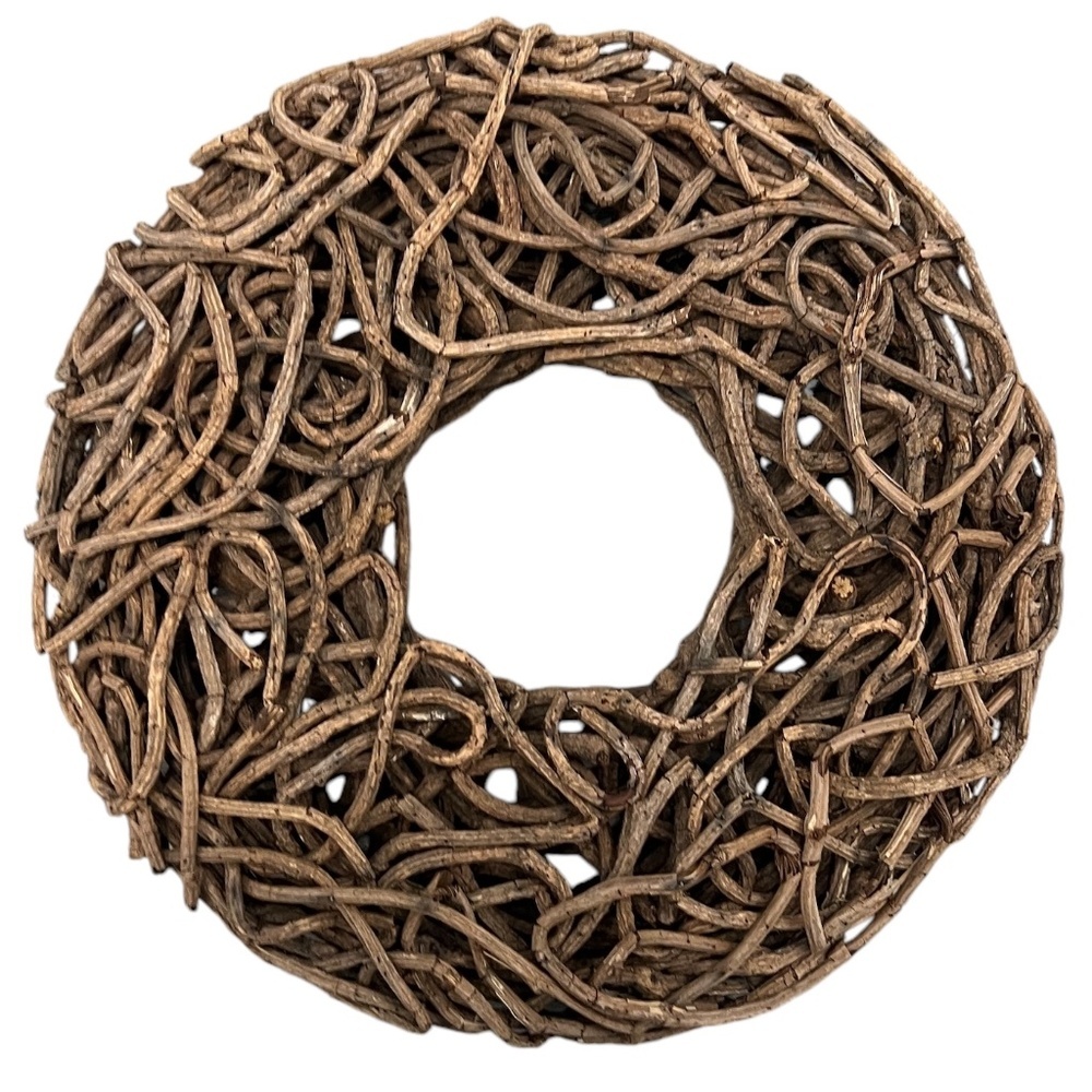 NEW Classic Christmas Natural Brown Twigs Door Wreath